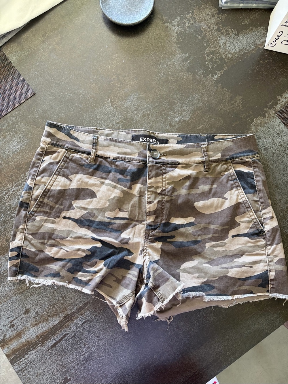 Express Women’s Camo shorts